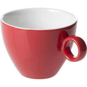 Cappuccinokop 23 cl rood Bart Maastricht Colour Cafe