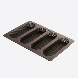 Bakvorm voor stokbrood 4 stuks