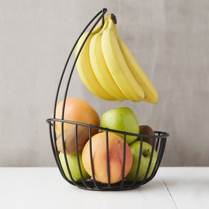 Wire bananenhouder en fruitmand