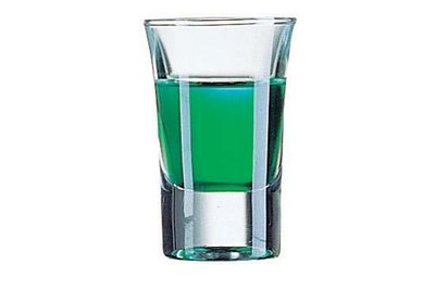 hot shot shotglas arcoroc 3,4cl