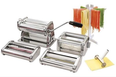 pasta maker set met droogrek cosy trendy