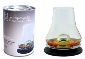 Peugeot whisky degustatie set glas met koelelemen