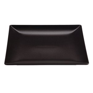 Asia vierkant bord zwart 26cm 