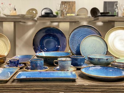 Absoluut wildernis rooster Serviesset 18-delig Nova Blauw | Serviessets 6 personen - Kookwinkel  Kitchen&More