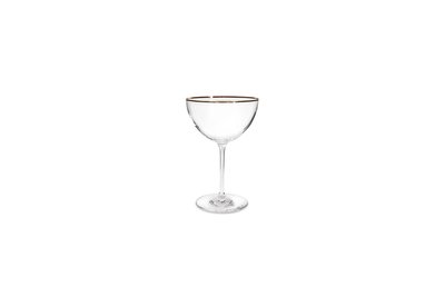 Champagne coupe 35 cl Elegance gouden rand