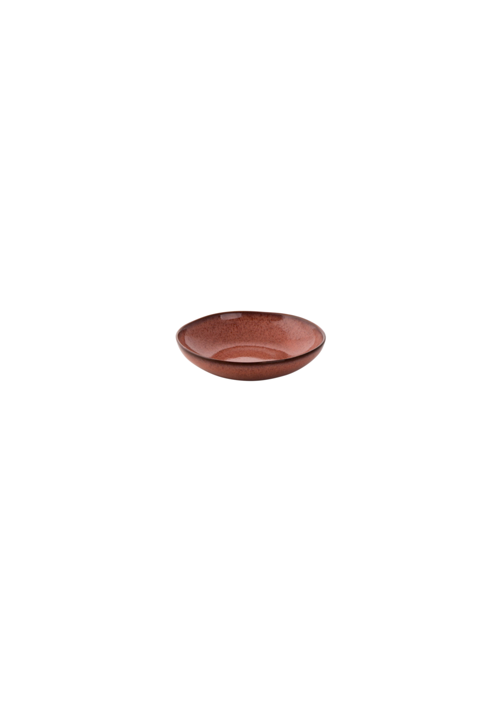 Schaal 17 cm rood Rustique