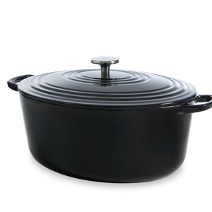 Stoofpot BK Bourgogne Ovaal 32 cm Jet Black