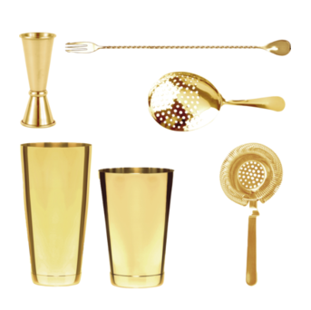 Bar Professional Cocktailbox 80 cl Goud