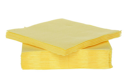 Gele servetten 25 cm x 25 cm 40 stuks
