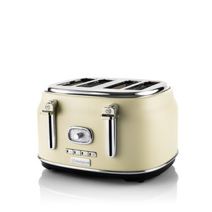 snap Oost Bijna dood Retro Broodrooster 4 Slice Toaster Wit Westinghouse | Retro keukenapparatuur  - Kookwinkel Kitchen&More