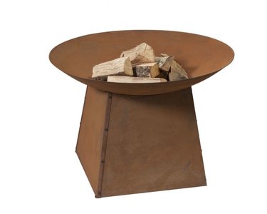 Vuurschaal 2L Home and Garden roest 90cm met onderstel