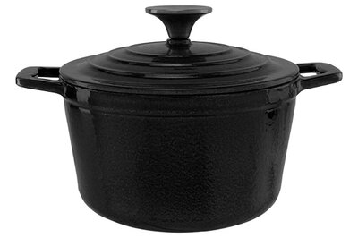 Kookpot 18 cm  Castard Matzwart gietijzer