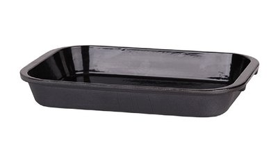 Ovenschotel 35,5x23x5 Castard gietijzer mat zwart