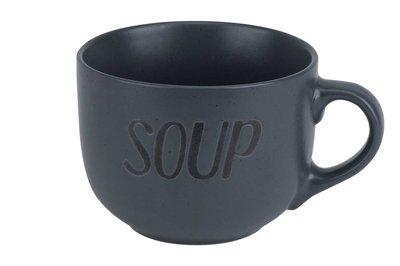 Soepkom "soup" Dark Grey 51 cl
