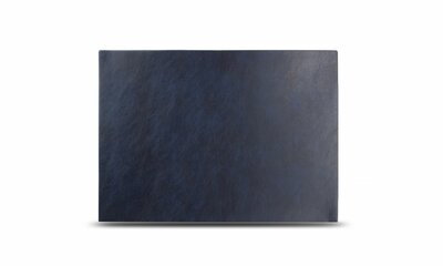 Placemat 43 x 30 cm Lederlook Blauw Layer