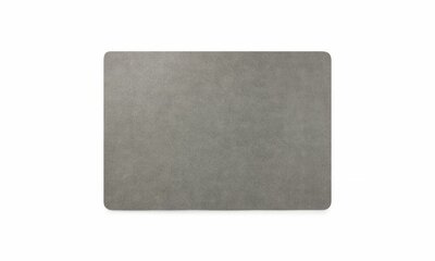 Placemat 43 x 30 cm Structuur Grijs Layer