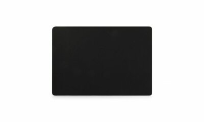 Placemat 43 x 30 cm Leder Zwart Dinner