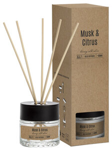 Geurstokjes Muskus Citrus 50 ml Kraft