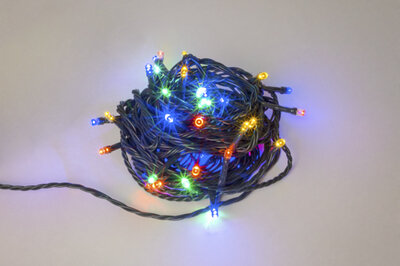 Kerstverlichting 8 meter LED Multicolor Sparkle Light
