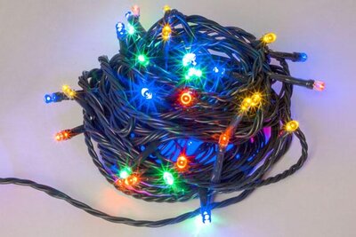 Kerstverlichting 20 meter LED Multicolor Maxilights