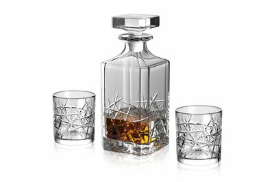 Whisky set karaf met 2 glazen Tense Bond