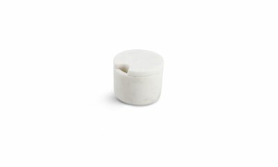Suikerpot marble white Pura