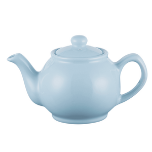 Theepot 0.45L Glanzend 2-Kops Pastelblauw