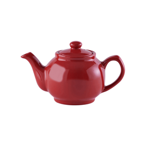 Theepot 0.45L Glanzend 2-Kops Rood