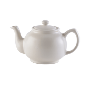 Theepot 1.1L Mat 6-Kops Creme