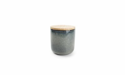 Voorraadpot 12 x 12 cm Meridian groen/blauw