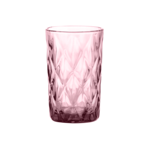 Glas 340 ml roze Gemstone Amethyst