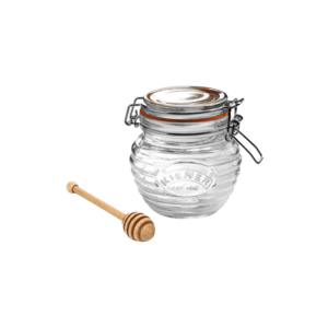 Honingpot met houten lepel 400 ml