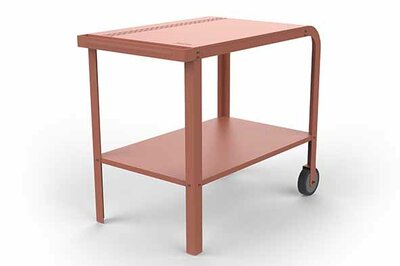 Bijzettafel terracotta Vallone 50,8 cm breed ZiiPa