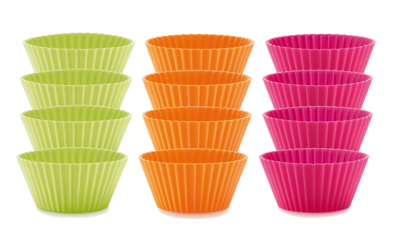 Muffinvormen set van 12 stuks Silicone Lékué