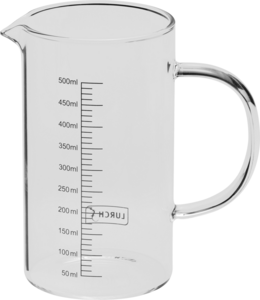 Maatbeker 500 ml Borosilicaatglas Lurch