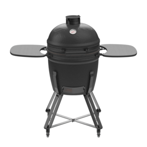 Kamado BBQ Grill XL mat zwart Kamal met zijbordjes en onderstel