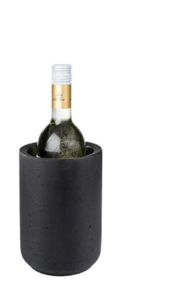 Wijnkoeler beton zwart 19 cm