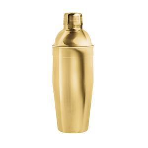 Cobbler cocktailshaker 750ml RVS Goud