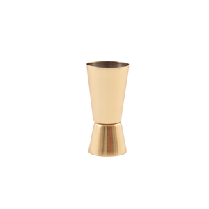 Cocktailmaatje 20/50ml RVS Goud