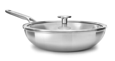 Wok 28cm Multi-Ply Stainless Steel KitchenAid 