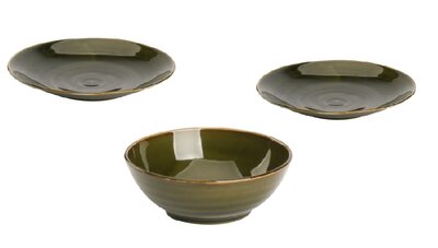 Serviesset 18-delig Groen Midori Palmer