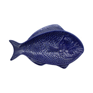 Visschaal 28 cm Kobaltblauw