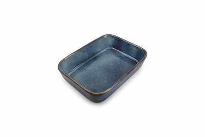 Ovenschaaltje 27x21 cm  Duna blauw