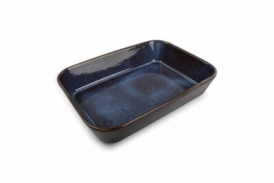 Ovenschaal 35 x 26 cm  Duna blauw