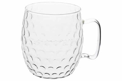 Moscow Mule Glas 500 ml Gehamerd