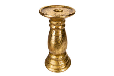 Kandelaar Goud 10,4 x 10,4 x 20 cm Rubia Brass
