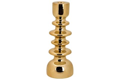 Kandelaar Goud 9,5 x 9,5 x 25,5 cm Stacked