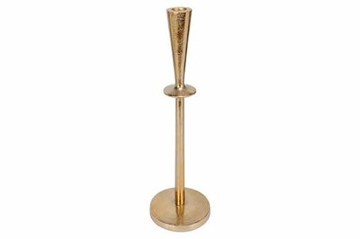 Kandelaar Goud 11,5 x 11,5 x 37,5 cm Slim