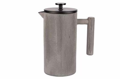 Koffiemaker 80 cl lichtgrijs French Press 