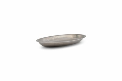 Serveerschaal antique 30 cm zilver Serve